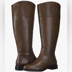 Franco Sarto Chocolate Hudson Riding Over the Knee Baddie Boots size 5.5 NEW!